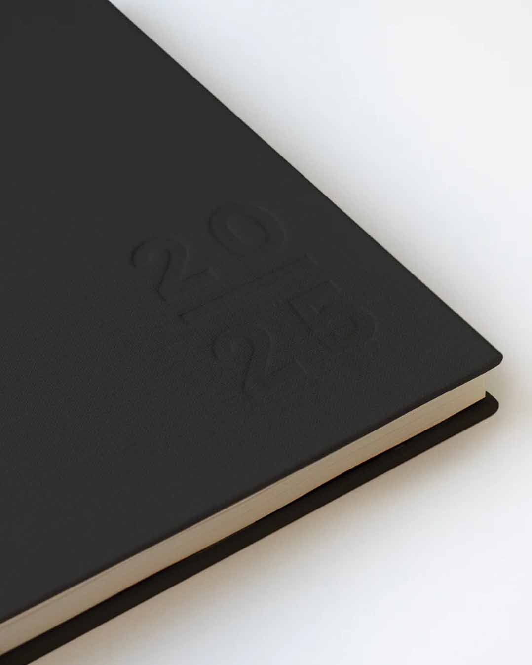 Blank Canvas Black 2025 Diary