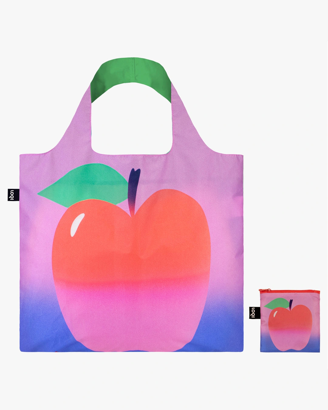 LOQI | Apple by Ana Popescu Recycled Bag | Shopping Tote Bag