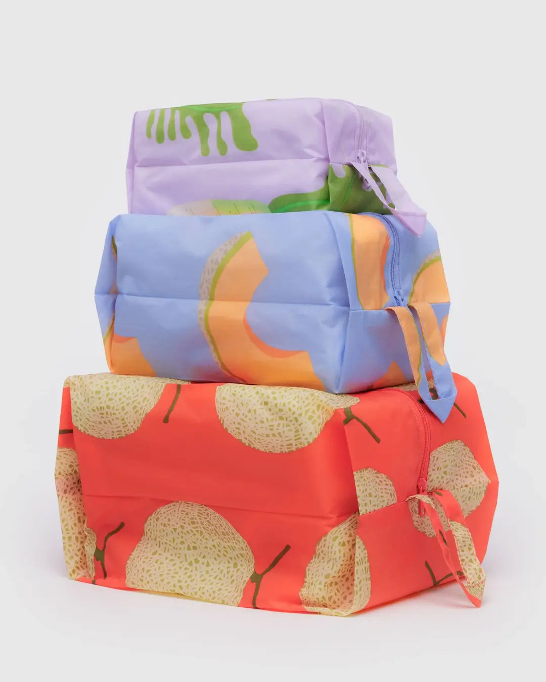 Japanese Produce 3D Zip Set | BAGGU | Packing + Organisation