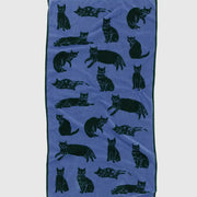 A bath towel featuring BAGGU's Cats design