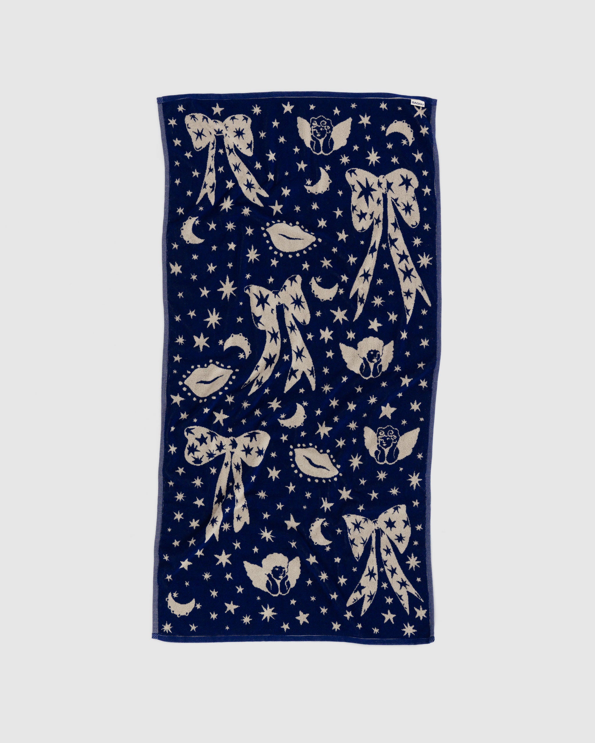 Cherub Bows Bath Towel | BAGGU | Towels