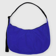 A large Crescent Bag from BAGGU in Lapis. 