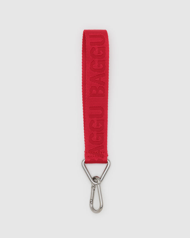 A BAGGU Keychain in Red