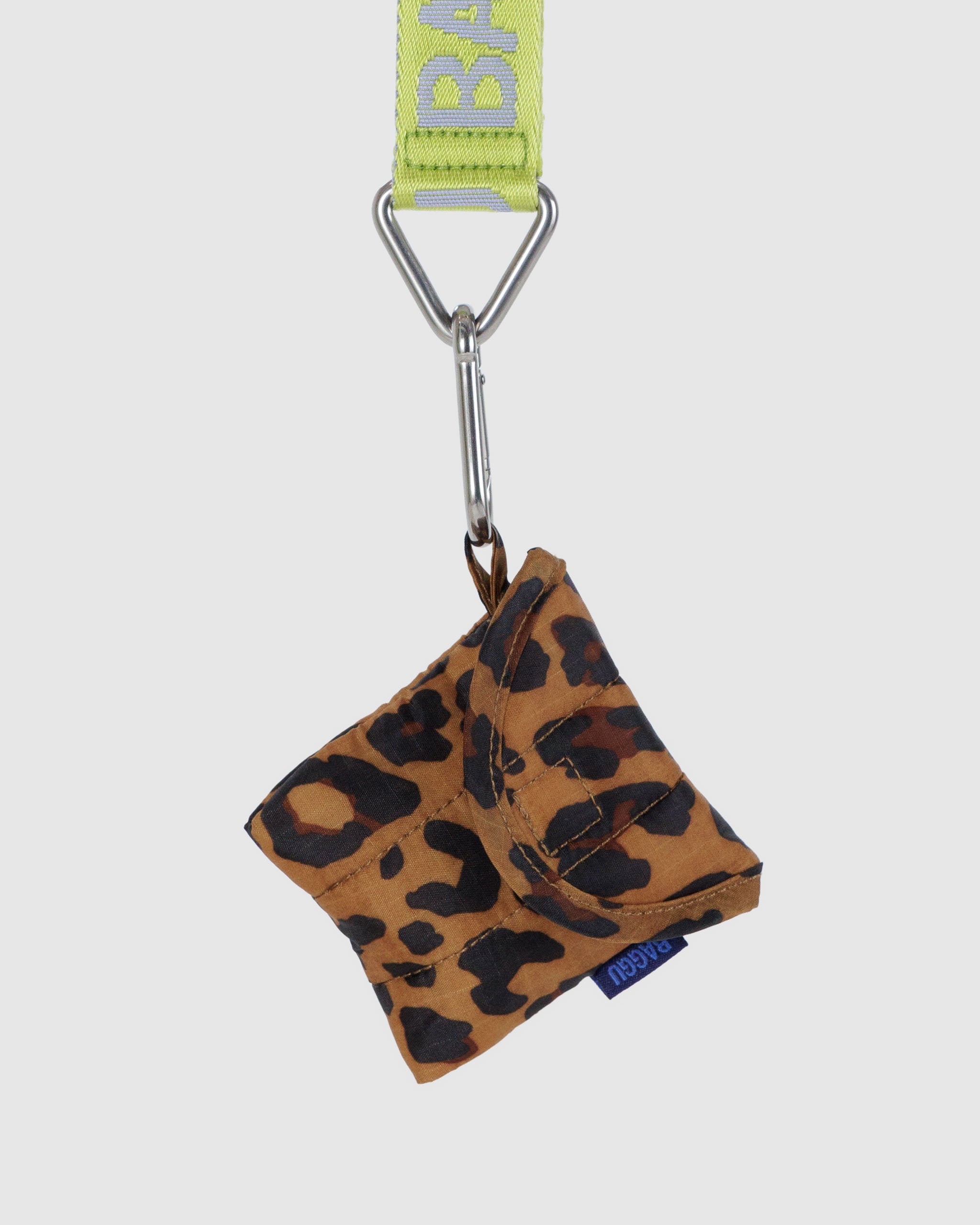 Leopard Print Puffy Earbuds Case | BAGGU | Earbud Case