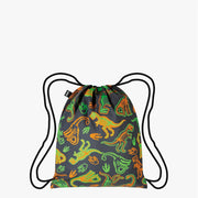 A LOQI Reflective Dinosaur backpack for kids