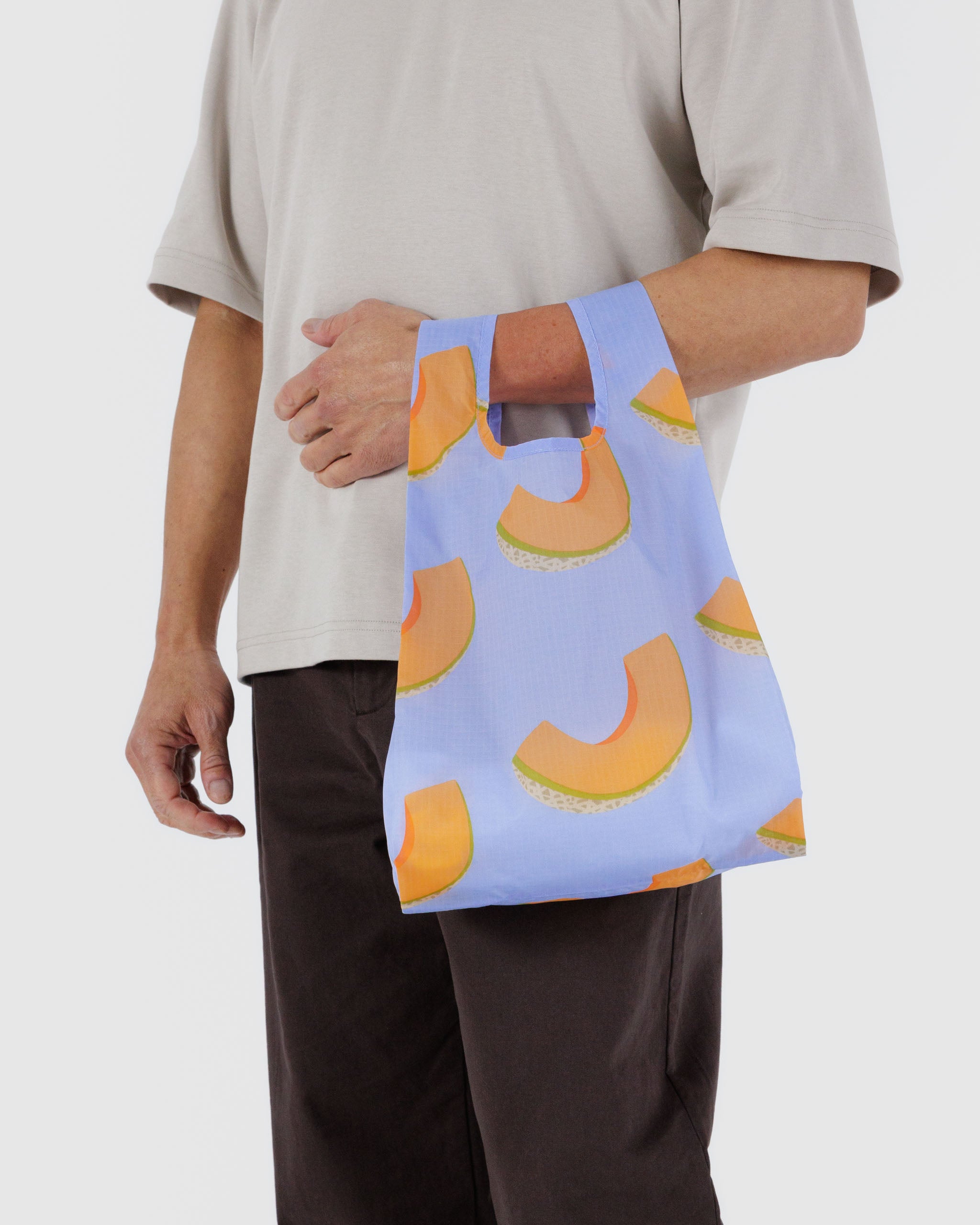 Cantaloupe Blue Baby Baggu | BAGGU | Shopping Tote Bag