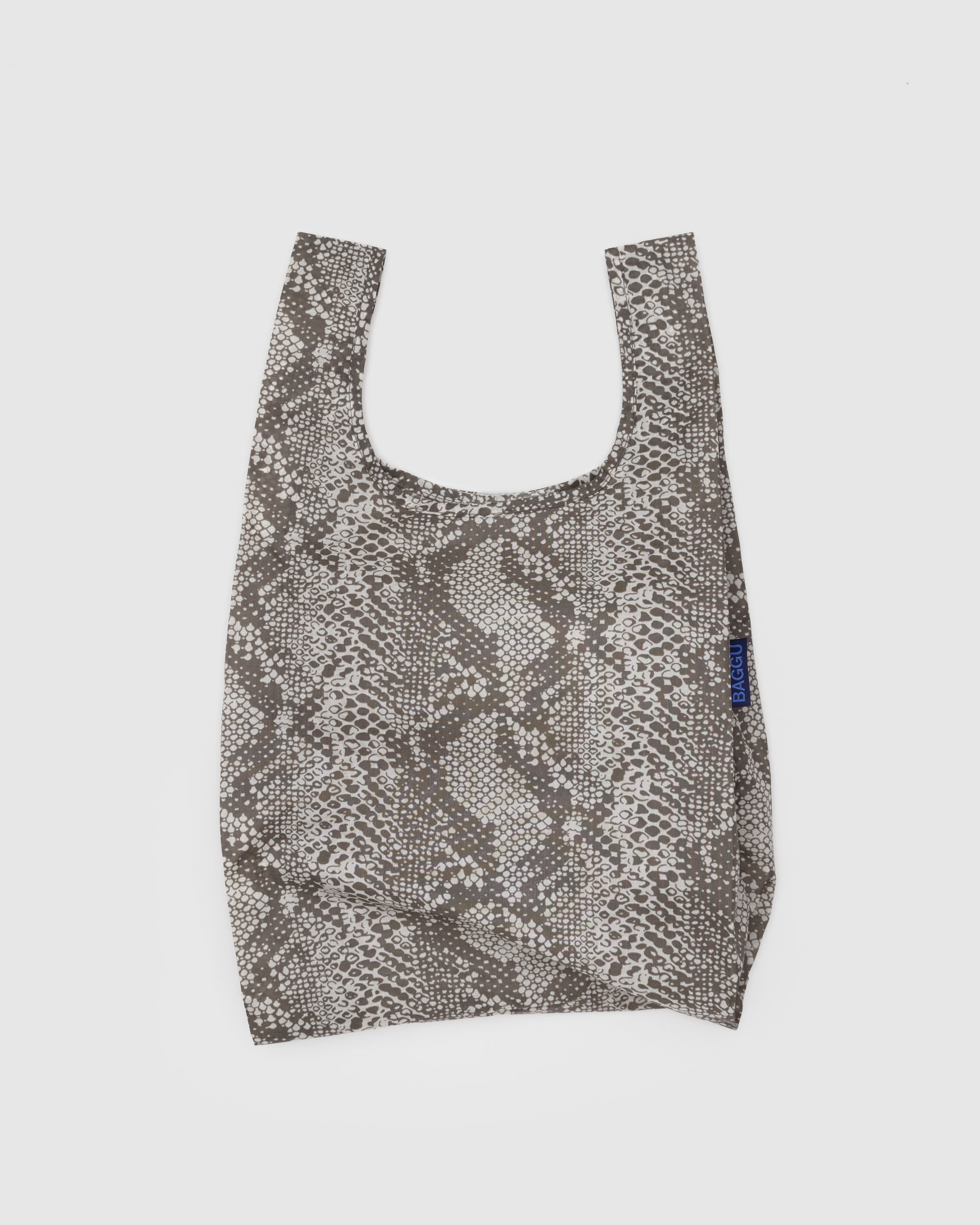 Snakeskin Baby Baggu | BAGGU | Shopping Tote Bag