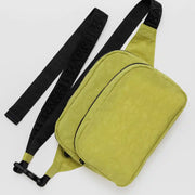 A BAGGU bumbag or fanny pack in Lemongrass