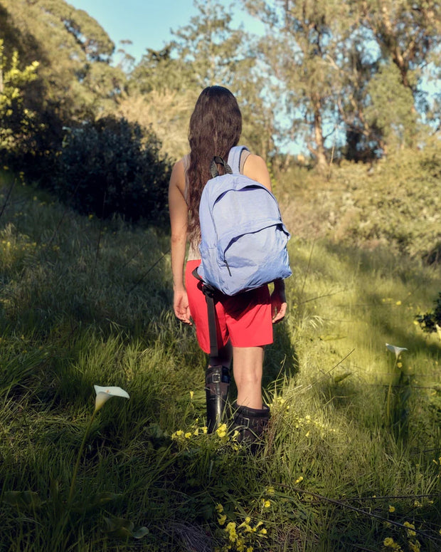 BAGGU | Pansy Blue Large Recycled Nylon Backpack