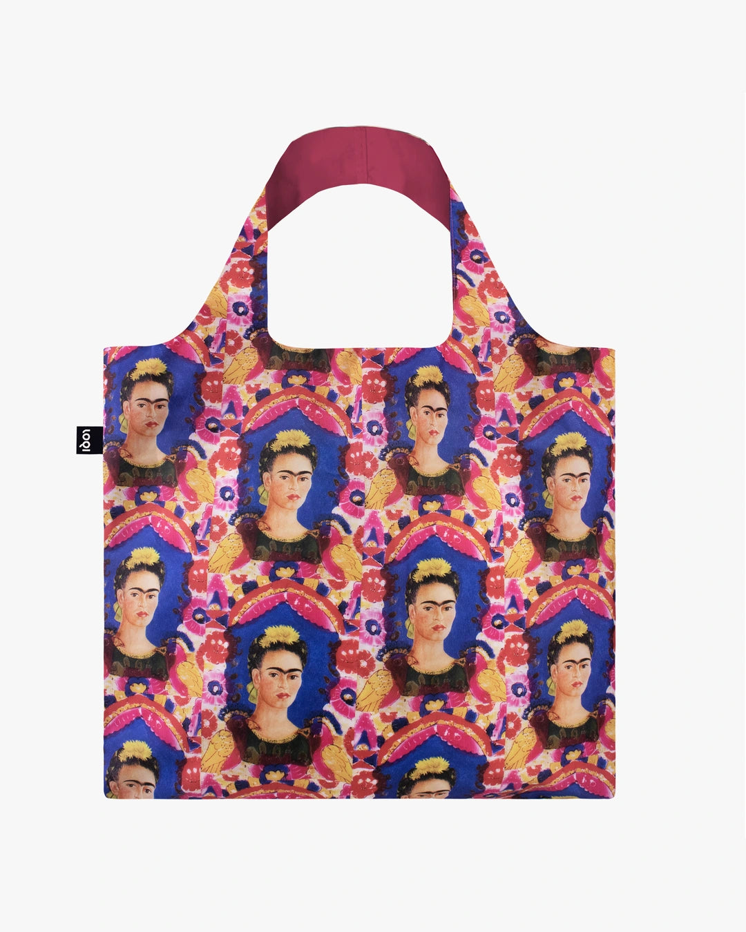 LOQI | The Frame by Frida Kahlo Recycled Bag | Shopping Tote Bag