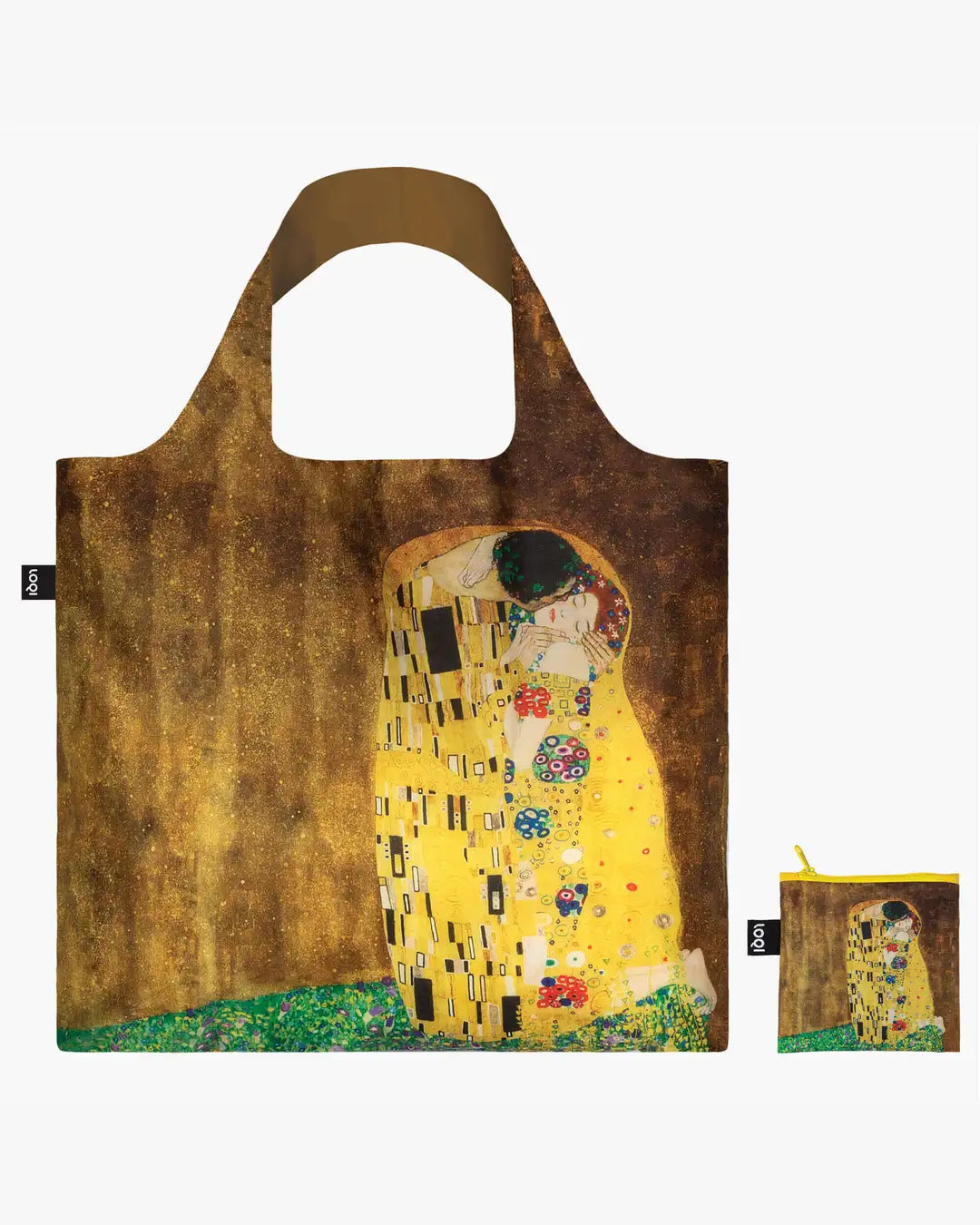 LOQI | The Kiss by GUSTAV KLIMT Recycled Bag | Shopping Tote Bag