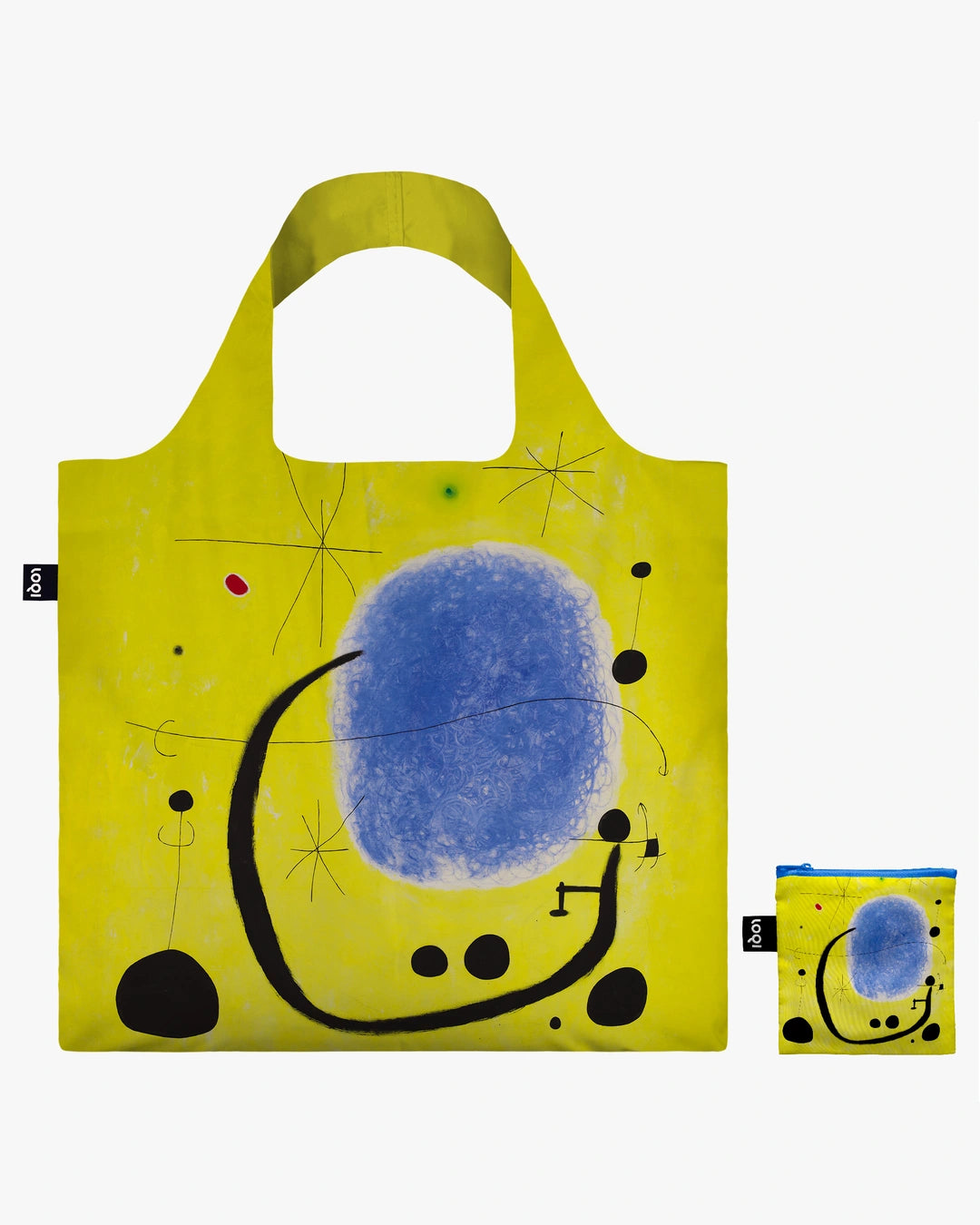 LOQI | Gold of Azure by Joan Miró Recycled Bag | Shopping Tote Bag