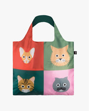 LOQI | Cats by STEPHEN CHEETHAM Recycled Bag | Shopping Tote Bag