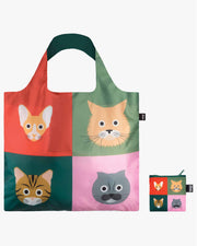 LOQI | Cats by STEPHEN CHEETHAM Recycled Bag | Shopping Tote Bag