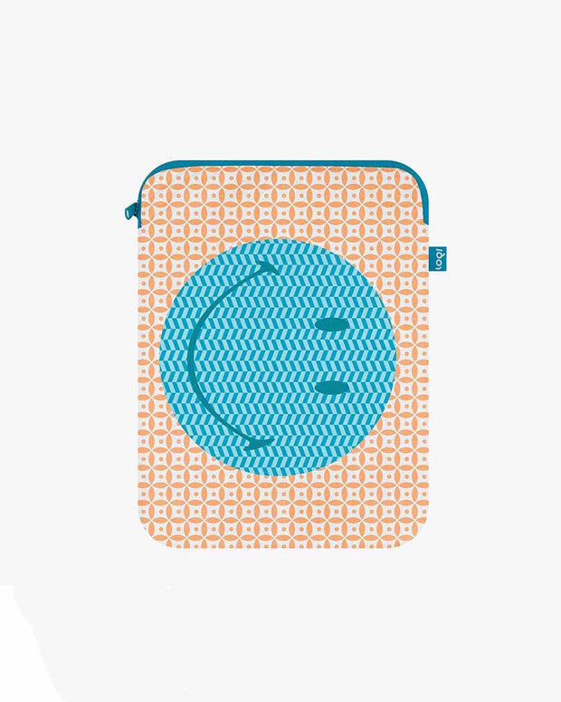 LOQI | Geometric SMILEY 13" Laptop Cover | Laptop Sleeve