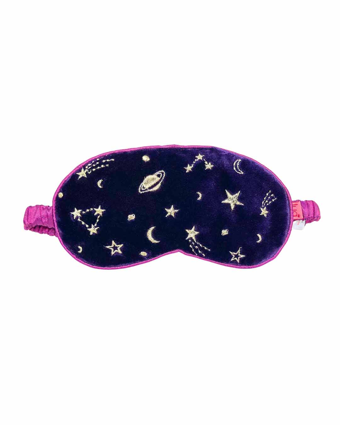 Moon and Stars Eyemask - Purple