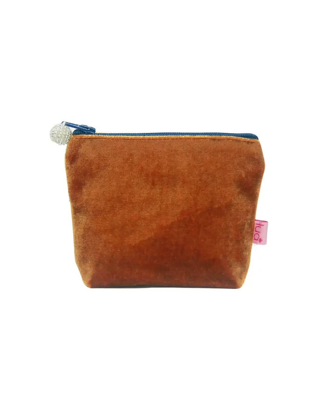 Lua Designs | Plain Mini Velvet Purse - Caramel