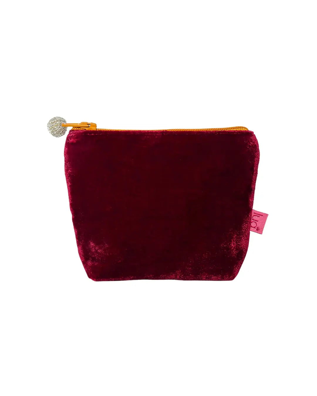 Lua Designs | Mini Velvet Purse - Dark Red