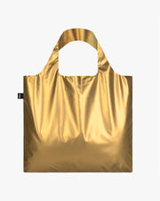 LOQI | Metallic Matt Gold Reusable Bag | Shopping Tote Bag