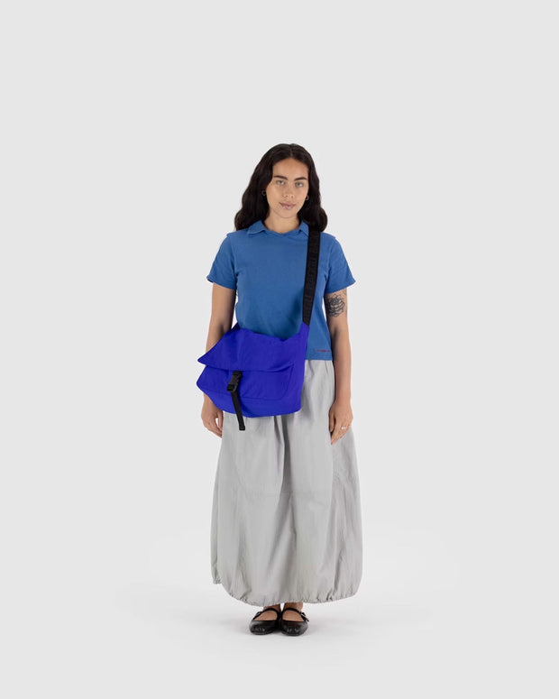 Lapis Nylon Messenger Bag