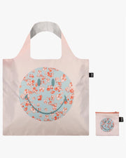 LOQI | Blossom SMILEY Recycled Bag | Shopping Tote Bag