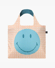 LOQI | Geometric SMILEY Recycled Bag | Shopping Tote Bag