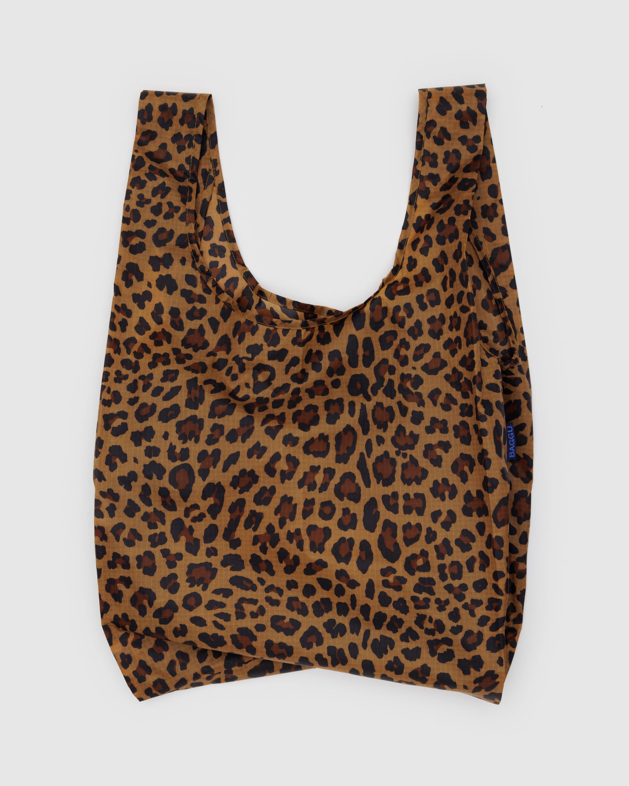 Leopard Print Standard Baggu | BAGGU | Shopping Tote Bag