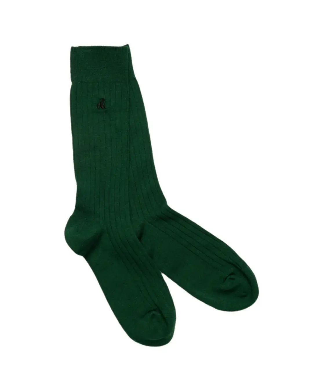 Swole Panda | Racing Green Bamboo Sock | Mens