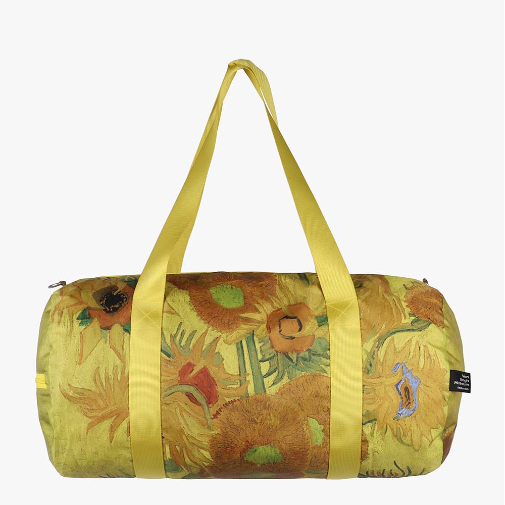 LOQI | Sunflowers by Vincent VAN GOGH Recycled Weekender Holdall Bag | Travel + Overnight Bag