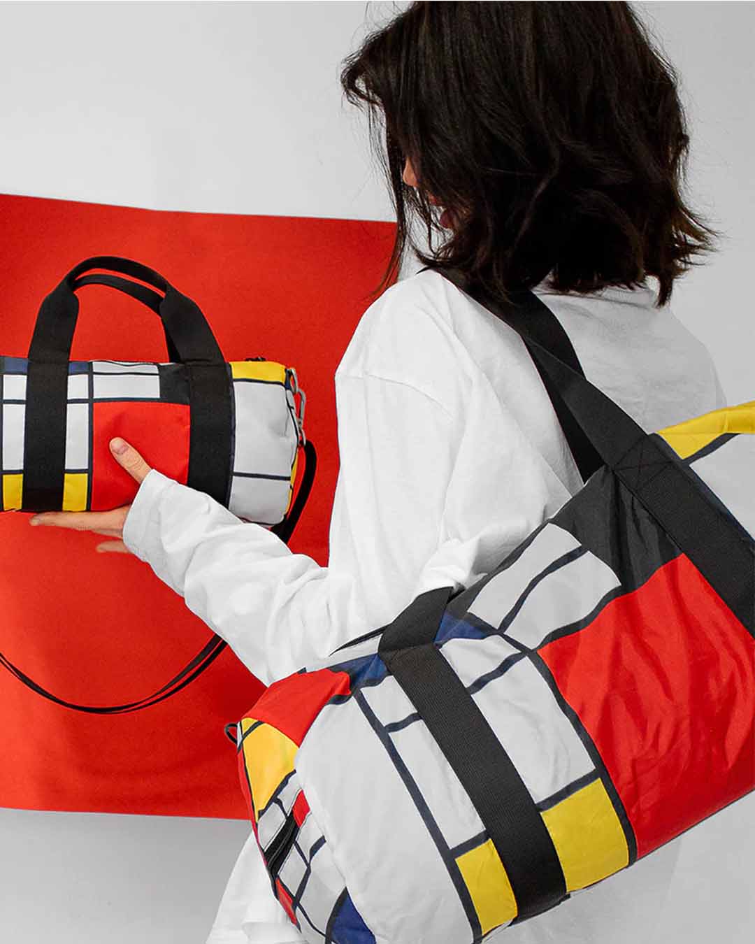 Composition by Piet MONDRIAN Recycled Weekender Bag